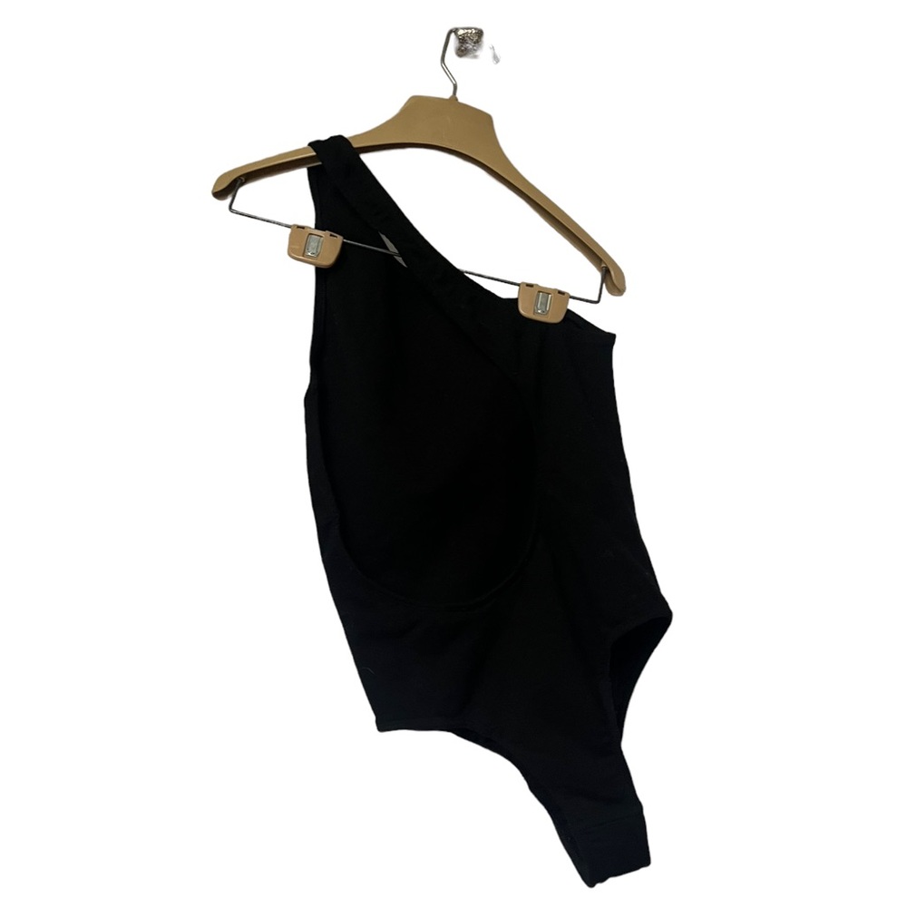 Posse Black One-Shoulder Bodysuit - Picture 8 of 8
